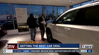 Getting the best car deal at the end of the year