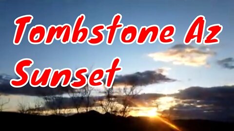 Sunset Tombstone AZ timelapse DJI Mimo pocket