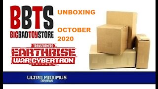 BBTS Transformers Unboxing October 2020