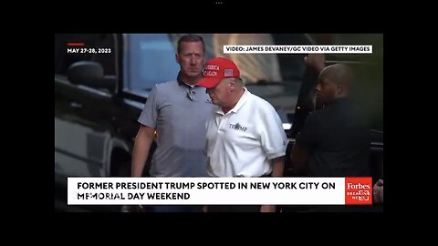 TRUMP❤️🥇VISIT’S NEW YORK CITY🌇ON MEMORIAL DAY WEEKEND💙🇺🇸🏛️⭐️🗽