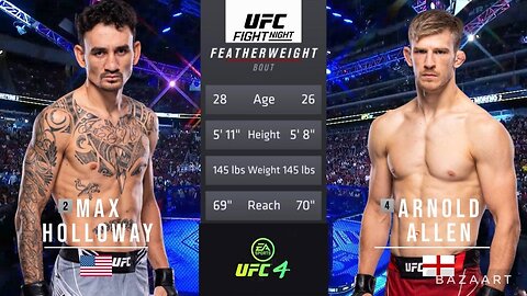 UFC Kansas City: Holloway vs Allen - April 15 | Fight