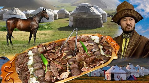 Original Beshbarmak l Kazakh street food l National dishes beshbarmak l KAZAKH National dishes