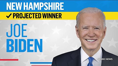 NBC News projects Joe Biden won the New Hampshire Democratic primary