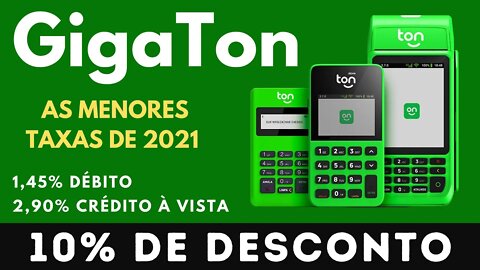 Comprar a sua GigaTon ou MegaTon é simples e rápido e com 10% de desconto fica melhor ainda!