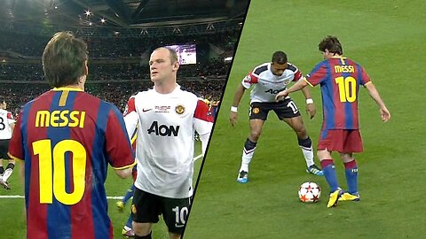 Lionel Messi Destroying Manchester United at Wembley (UCL Final 2011) English Commentary - HD 1080i