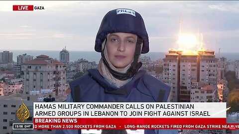 Israeli attack during live reporting on Al Jazeera