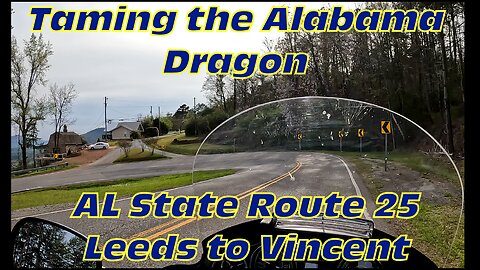 Taming the Alabama Dragon -- A Ride down Alabama State Route 25