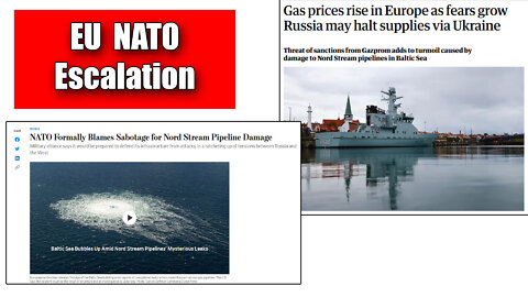 Gas Prices Rise In Europe NATO Formally Blames Sabotage for Nord Stream