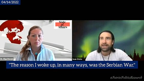 SEAN STONE 04/14/22 Interview clip - "The reason I woke up, in many ways, was the Serbian War."