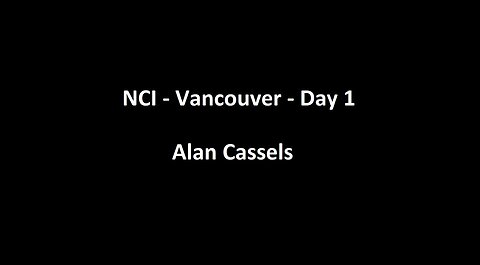 National Citizens Inquiry - Vancouver - Day 1 - Alan Cassels Testimony