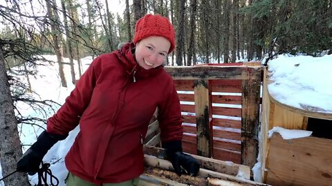 From Snow to Soil: Our Alaska Winter Compost Bin Build