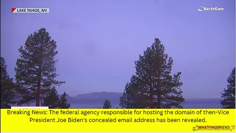 Breaking News: The federal agency responsible for hosting the domain of then-Vice President