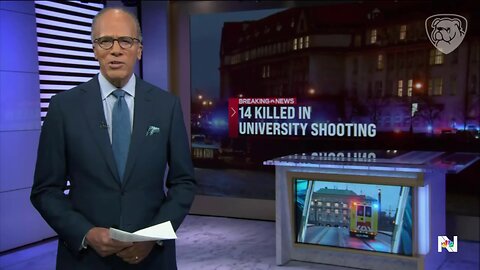 Huh? NBC's Lester Holt Injects Domestic Frame Into Report On Prague Shooting