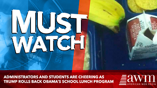 Administrators And Students Are Cheering As Trump Rolls Back Obama's School Lunch Program