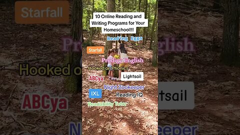 10 Online Reading and Writing Programs for Homeschooling!