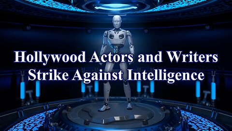 Hollywood Actors and Writers Strike Against Intelligence - Real Free News Extra
