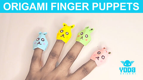 How To Make an Origami Finger Puppets - Easy And Step By Step Tutorial