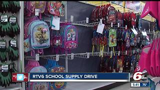Donate to the RTV6 school supply drive