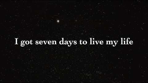 David Bowie - Seven (with Lyrics)