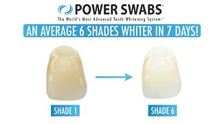 Brighten your smile and look younger with Power Swabs