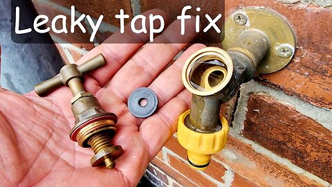 How To Replace An Outside Tap Washer In Just 1 Minute!