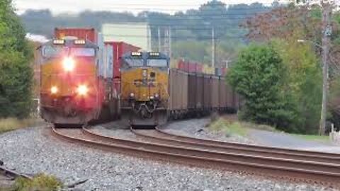 CSX Q137 Intermodal Double-Stack from Rittman, Ohio October 2, 2021