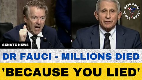 HEATED EXCHANGE Between Rand Paul & Dr. Anthony Fauci 'YOU LIED & MILLIONS DIED'