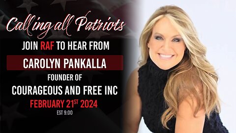 Red America First 02-21-24 meeting with Carolyn Pankalla