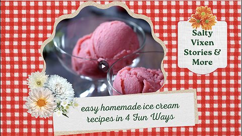 easy homemade ice cream recipes in 4 Fun Ways