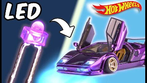 How to put LED Lights into Hot Wheels Cars