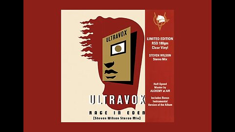 Ultravox - Rage In Eden (Full Album*) Steven Wilson Instrumental Stereo Mix