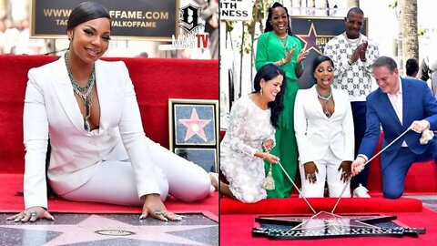 Ashanti Receives A Star On The Hollywood Walk Of Fame! ⭐️