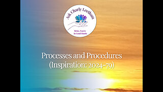 Processes and Procedures (2024/79)