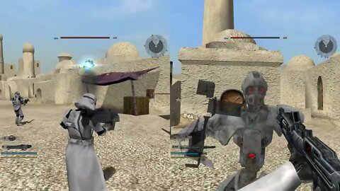 Star Wars Battlefront 2 (2005 Classic) - Splitscreen on Nucleus Coop [Gameplay #1]