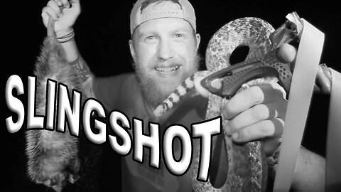 Rattlesnake And Possum Slingshot Hunting Catch And Cook / Day 8 Of 30 Day Survival Challenge Texas