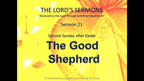 Jesus' Sermon #21: The Good Shepherd