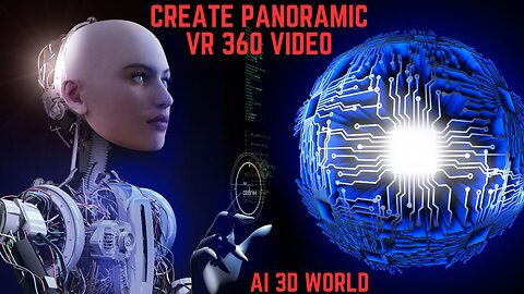 Now You Can Create Panoramic VR 360 Video - AI 3D World - Free AI Tools