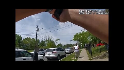 Cincinnati police bodycam video shows a tense encounter with a peaceful ending
