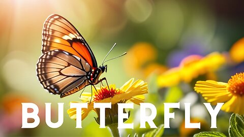 Butterflies & Flowers | 4K Insect World | Peaceful and Relaxing Piano Music