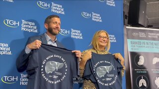 Mother and son take part in Tampa General's first living donor liver transplant