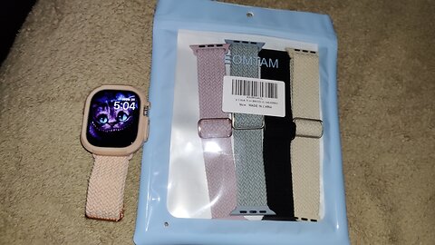Eomtam 5 Pack Braided Stretchy Apple Watch Bands