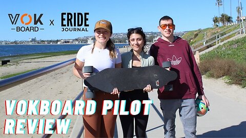 The VOKBOARD PILOT Electric Skateboard Test Ride & Review