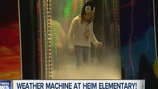 Andy Parker's Weather Machine Visits Heim Elementary