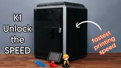 Creality K1 | Fast and Budget 3D Printer - Unlock The Speed