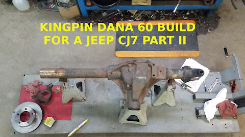 Kingpin Dana 60 build for a CJ7 Part 2: Cutting down the housing