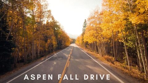 Aspen Fall Drive 1 Hour | Independence Pass 4K | Lo-fi Mix
