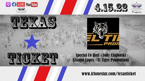 4.15.22 - CONROE FIGHT NIGHT Today on Texas Ticket