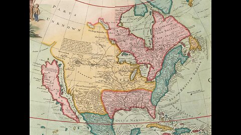 Old Maps 1720 Pre United States of Tartarian and California Island Red Hair Giants