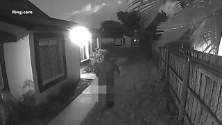 Naked man caught on surveillance camera running through Palm Beach County condo complex