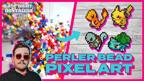 Perler Bead Pixel Art | Pokémon Starters
